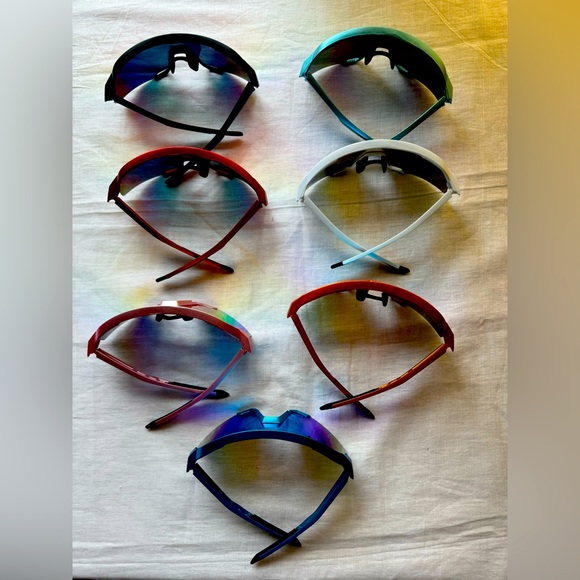 Sport Shield Sunglasses with Color Mirror ( Choose Any Color ) - Picture 2 of 4